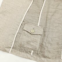 【中古】アルマーニ コレッツォーニ ARMANI COLLEZIONI シルクリネン系 シワ加工 ジャケット【M位】_画像9