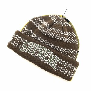 【中古】シュプリーム Supreme 2022年秋冬 New Era Split Beanie アクリル ニットキャップ