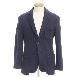 [ used ] Three Dots three dots cotton knitted jacket navy [ size M]