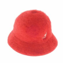 【中古】カンゴール KANGOL アンゴラファー ハット レッド【サイズL】_画像2