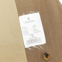 【中古】ラルディーニ LARDINI ウール ダブルジレベスト ブラウンベージュ【サイズ52】_画像9