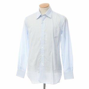 【中古】ニュー アンド リングウッド New & Lingwood コットン ストライプ ドレスシャツ【38】