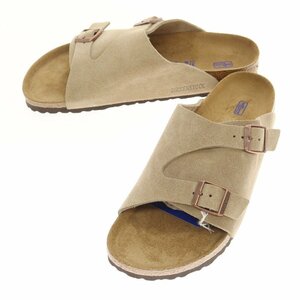 【未使用】ビルケンシュトック BIRKENSTOCK Zurich スエード サンダル ベージュ【サイズ27】