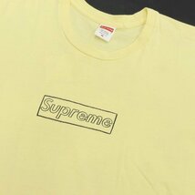 【中古】シュプリーム Supreme 2021年春夏 kaws Chalk Box Logo Tee Ｔシャツ【XL】_画像5