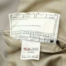 【中古】アルマーニ コレッツォーニ ARMANI COLLEZIONI シルク セットアップ 2つボタンスーツ グレー【サイズ46】_画像8