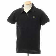 【中古】ラコステ LACOSTE コットン 鹿の子 半袖ポロシャツ 【サイズS】_画像1