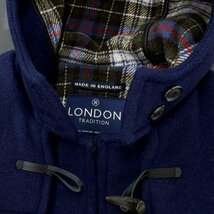 【中古】ロンドントラディション LONDON TRADITION ダッフルコート ネイビー【サイズ36】_画像4