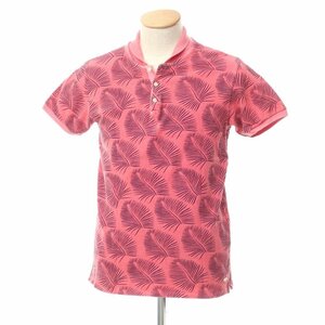 【中古】スコッチアンドソーダ SCOTCH & SODA コットン 鹿の子 半袖ポロシャツ ピンク【サイズS】