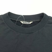 【中古】オーラリー AURALEE パイルコットン オーバーサイズ 半袖Ｔシャツ 【サイズ4】_画像3