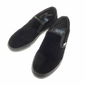 【中古】バンズ VANS ベロア スリッポンシューズ スニーカー 【サイズ24.5】