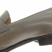 【中古】ジョンロブ John Lobb CHELTENHAM コインローファー カーキ【サイズ7 E】_画像7