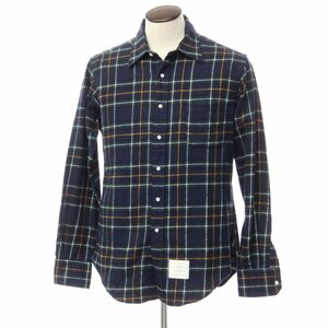 【中古】トムブラウン THOM BROWNE チェック ネルシャツ 【サイズ4】