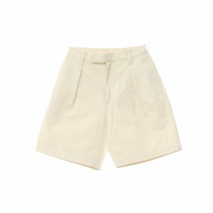 【中古】イートウツ E.TAUTZ コットン ショートパンツ オフホワイト【サイズ28】