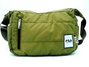 FILA フィラ ナイロン ショルダー バッグ カーキ ■■ ☆ eca4 メンズ