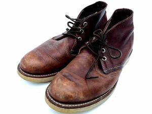 RED WING レッドウィング ワーク チャッカ ブーツ size25.5/茶 ■■ ☆ eca4 メンズ