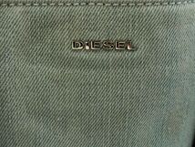 DIESEL ディーゼル デニム調 ジップ 2WAY トート バッグ 青 ■■ ☆ ecb5 レディース_画像5