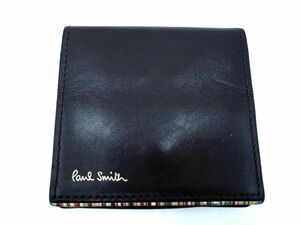 ネコポスOK Paul Smith ポールスミス レザー コインケース 財布 ブラウン ■■ ☆ ecb5 メンズ