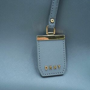 DKNY ダナキャランニューヨーク 牛革 レザー 2WAY トート バッグ グレー ■■ ☆ ecb8 レディースの画像7