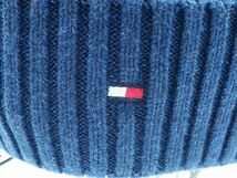 ネコポスOK 新品 TOMMY HILFIGER トミーヒルフィガー ニット帽 sizeONE/紺 ◇■ ☆ ecb8 メンズ_画像4