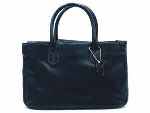 ALPHACUBIC Alpha Cubic leather handbag black ## * ecc5 lady's 