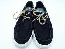 TOMMY HILFIGER トミーヒルフィガー デッキ シューズ size8(26cm位）/黒 ■■ ☆ ecc5 メンズ_画像3