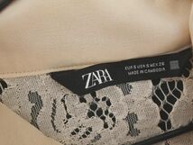 ネコポスOK ZARA ザラ レース ブラウス シャツ sizeS/アイボリー ■◇ ☆ ebc9 レディース_画像5