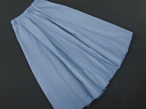 Dessin UNTITLED デッサンアンタイトル ロング スカート size1/サックスブルー ■■ ☆ ebc9 レディース