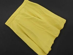  cat pohs OK VISbi souffle a skirt sizeL/ yellow #* * eca1 lady's 