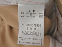 MAJESTIC LEGON マジェスティックレゴン 2WAY ノーカラー トレンチ コート sizeS/ベージュ ■◇ ☆ eca4 レディース_画像7