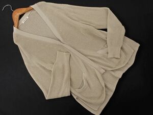  Fork & spoon Urban Research V neck cardigan sizeOne/ beige #* * eca5 lady's 