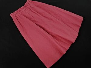 BABYLONE バビロン 綿麻 ロング スカート size38/ピンク ■◇ ☆ eca6 レディース