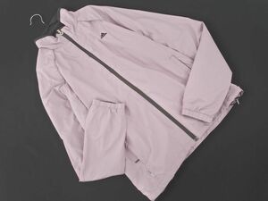 adidas アディダス 裏地メッシュ ジップアップ ジャケット sizeOT/ピンク ■◇ ☆ eca6 レディース