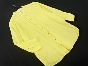  Ciaopanic tipi-linen. band color shirt sizeS/ yellow #* * eca7 men's 