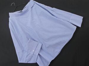 ZARA TRF ザラ トラファ ストライプ ブラウス シャツ sizeM/青 ■◇ ☆ eca7 レディース