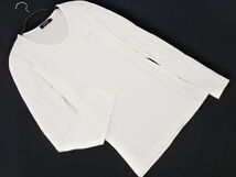 ネコポスOK バーバリーブラックレーベル 長袖 Tシャツ size2/白 ■◇ ☆ eca7 メンズ_画像1