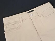 agnes b アニエスベー クロップド デニムパンツ size36/ベージュ ■◇ ☆ eca7 レディース_画像3