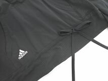 adidas アディダス メッシュ 切替 ロゴ プリント プルオーバー パーカー sizeM/黒 ■◇ ☆ ecb1 レディース_画像4