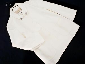 ZARA basic ザラ ベーシック ビジュー ジャケット sizeL/白 ■◇ ☆ ecb2 レディース