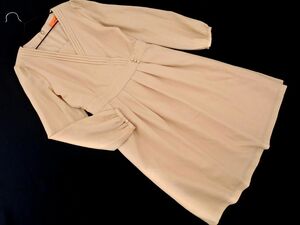 SunaUna SunaUna tuck kashu cool One-piece size38/ beige #* * ecb2 lady's 