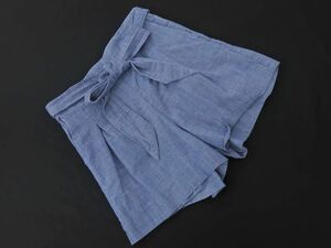 J.CREW ジェイクルー リボン ショート パンツ size2/青 ■◆ ☆ ecb2 レディース