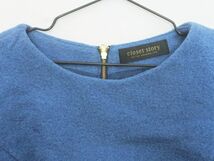 UNITED ARROWS ユナイテッドアローズ closet story ウール混 ワンピース 青 ◇■ ☆ ecb2 レディース_画像4