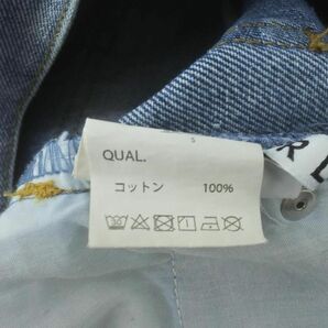 GRL グレイル USED加工 テーパード デニムパンツ sizeS/青 ■■ ☆ eac6 レディースの画像5