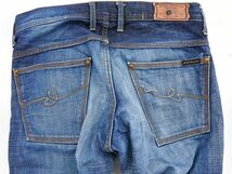 BLUE WAY ブルーウェイ USED加工 ブーツカット デニムパンツ size30/青 ■■ ☆ ecb3 メンズ_画像7