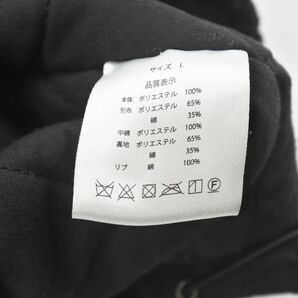 GUARANTEED ギャランティード ボア 切替 フード 中綿 ジャケット sizeL/黒ｘグレー ◆■ ☆ ecb3 メンズの画像6