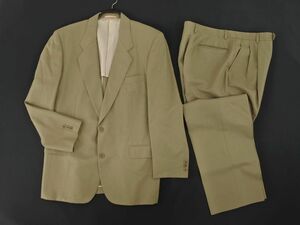 YVES SAINT LAURENT イヴサンローラン シングル セットアップ ジャケット パンツ スーツ size180/ベージュ ■◇ ☆ ecb5 メンズ