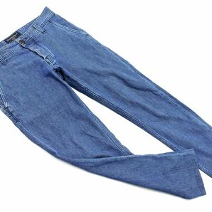 CARE LABEL ケアレーベル ボタンフライ パンツ size29/青 ■■ ☆ ecb5 メンズの画像1