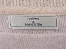 NETTO di MAMMINA ネットディマミーナ リボン ニット セーター ピンク ■◇ ☆ ecb5 レディース_画像5