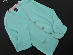 SHIPS JET BLUE シップスジェットブルー カーディガン sizeM/緑 ■◇ ☆ ecb5 メンズ