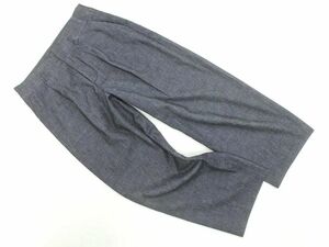 UNTITLED Untitled linen. tuck Denim pants size2/ charcoal #* * ecb4 lady's 