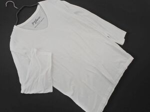 JOURNAL STANDARD ジャーナルスタンダード Vネック カットソー sizeM/白 ■◇ ☆ ecb4 メンズ